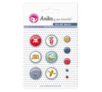 Pack 11 Brads Epoxy Isla Del Tesoro Anita