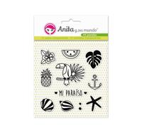 Pack 11 Sellos Acrílicos Mi Paraiso 17 Anita