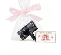 Pack 12 Ambientadores coche personalizados, Incluye envoltorio, Detalles originales, Detalles personalizados, Detalles invitados comunión, Regalantes (Modelo MARIPOSAS, Pack 12 piezas)