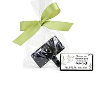 Pack 12 Ambientadores coche personalizados, Incluye envoltorio, Detalles originales, Detalles personalizados, Detalles invitados comunión, Regalantes (Modelo PALOMA, Pack 12 piezas)