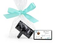 Pack 12 Ambientadores coche personalizados, Incluye envoltorio, Detalles originales, Detalles personalizados, Detalles invitados comunión, Regalantes (Modelo ACUARELA NIÑO, Pack 12 piezas)