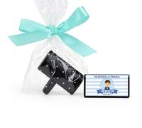 Pack 12 Ambientadores coche personalizados, Incluye envoltorio, Detalles originales, Detalles personalizados, Detalles invitados comunión, Regalantes (Modelo MARINERO, Pack 12 piezas)