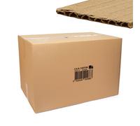 Pack 12 Cajas de cartón. Disponibles en varias medidas: 30x20x15 cm, 40x30x25 cm, 50x35x30 cm, 60x40x40 cm y 80x40x40 cm