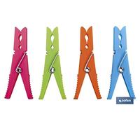 PACK 12 UDS PINZAS PLÁSTICO GRANDES 9cm