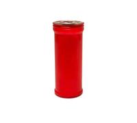 Pack 12 velones Rojos del santisimo con Tapa Metal de 14.5 cm velon votivo liturgico Cementerio e Iglesias