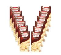 Pack 12 x Chocolate blanco sin azúcar Classic 75 g Torras | Tabletas sin azúcares añadidos para picar, postres y repostería | Formato ahorro 12 x 75 g ideal para compartir o venta unitaria