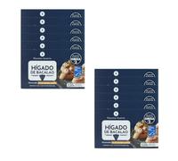 Pack 12x Hígado de bacalao en su propio aceite Planeta Huerto 120 g
