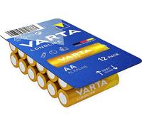 Pack 12x Pilas Alcalinas LongLife LR6 AA 15V - VARTA