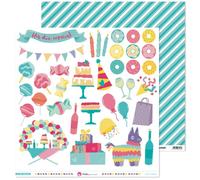 Pack 13 Papeles Decorados 12X12" 180 G Un Dia Especial 22 Fsc Anita