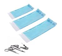 Pack 150 bolsas de esterilizacion, Autoadhesivas Bolsa de Auto Sellado, bolsas para esterilizar instrumentos dentales y de manicura,Bolsa de Almacenamiento Dental