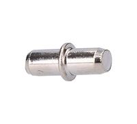 PACK 16uds. PORTA-ESTANTE DE HIERRO REDONDO Nº 5 NIQUEL