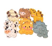 Pack 18 Llaveros Pop It Animales - Regalos Cumpleaños Niños, Detalles Cumpleaños Infantiles, Relleno Piñata, Fidget Toy, Regalitos Invitados, Regalos Alumnos Primaria