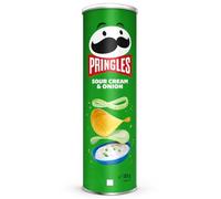 Pack 19 unidades 165gr | Patatas fritas sabor crema y cebolla | Snack en tubo ideal para compartir | Aperitivo crujiente para fiestas, reuniones y consumo diario