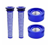 Pack 2+2 Filtros Aspiradora Dyson V7 V8 Pre Post Motor Lavables