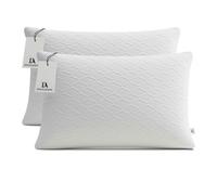 Pack 2 almohadas núcleo 100% viscoelástica 75cm don algodón