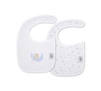 Pack 2 Baberos 20X30cm Sleep en azul