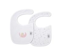 Pack 2 Baberos 20X30cm Sleep en rosa