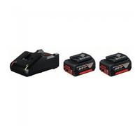 Pack 2 Baterías BOSCH GBA 18V 4.0Ah + Cargador BOSCH GAL 18V-40