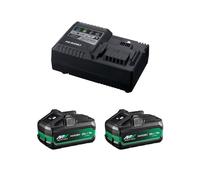 Pack 2 Baterías Hikoki Multi Volt Tipo B - 18V 8.0Ah / 36V 4Ah + Cargador rápido Hikoki UC18YSL3WHZ