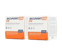 PACK 2 Bebida Hipotónica Sin Azúcar con Electrolitos + Sales Minerales y Magnesio para Remineralización Muscular Profunda y Fatiga - Sabor Naranja Sin Gluten Ni Lactosa | RECUPERATION