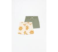 Pack 2 bermudas combinadas KAKI MEDIO 3-4 años