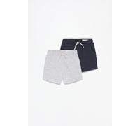 Pack 2 bermudas lisas MARINO 12-18 meses