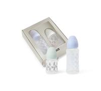 TOUS - Pack 2 biberones bebé 0/6m (Rosa/Verde), 360ml y 150ml.