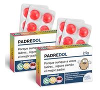 Pack 2 Blíster Caramelos Divertidos | PADREDOL | 24 caramelos sin azúcar | Regalo para el Día del Padre | Humor y detalle original para padres | Sabor cereza
