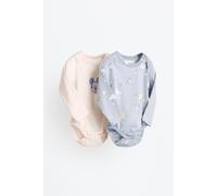 Pack 2 bodies Mickey Mouse ©Disney BLANCO 0-1 meses