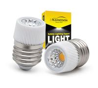 Pack 2 bombilla LED E27 regulable 3W blanco cálido 3000K haz 38° mesa noche