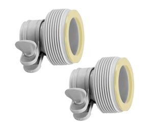 PACK 2 Boquillas Adapdatores Tipo B Para Acoplar Mangueras de 38 mm a Conexiones de 32 mm, Compatiple con Piscinas y Depuradoras INTEX 1,25/1,5 PUL
