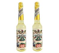 Pack 2 Botellas Agua Florida 270 ml 100% Colonia Original Perú Amarilla Murray & Lanman, Botella de plástico