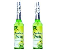Pack 2 Botellas Colonia de Ruda 221ml Agua Ruda 100% Original Perú Amarilla Murray & Lanman, Botella de plástico