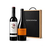 Pack 2 Botellas Premium Priorat & Montsant con Caja de Madera | Camins del Priorat + Venus “La Universal” | Estuche Madera MySecretWine