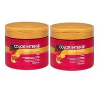 PACK 2 BOTES | Mascarilla Color Intense Deliplus cabello teñido o con mechas con aceite de Granada y vitamina E | 2 Tarros 400 ml = 800 ml