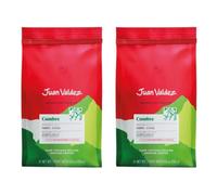Pack 2 Café Colombiano Molido Premium J VALDEZ 250 g c/u - Variedad Cumbre - 100% Café Colombiano - Tueste MedI Fuerte - Café Gourmet Molido para Cafetera, Prensa o Filtro