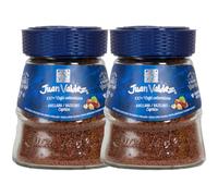 Pack 2 Café Liofilizado Avellana Juan Valdez 95 g, café soluble sabor avellana con perfil aromático, preparación rápida en agua o leche, caliente o frío, 190 g totales.