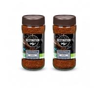 Pack 2 Café Selección 100% Arábica Soluble Liofilizado Destination Bio 100 g, Café Ecológico Instantáneo de Sabor Suave y Aromático, Total 200 g