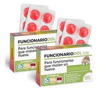 Pack 2 Cajas Caramelos Divertidos | FUNCIONARIODOL | 24 Caramelos sin Azúcar | Regalo Original con Humor para Funcionarios, Parejas y Amigos | Sabor Cereza