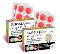 Pack 2 Cajas Caramelos Divertidos para San Valentín | GILIPOLLAMAX | Regalo con 24 Caramelos sin Azúcar | Regalo Original para Parejas, Amigos y Familia | Sabor Cereza