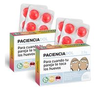 Pack 2 Cajas Caramelos Divertidos para San Valentín | PACIENCIADOL | Regalo con 24 Caramelos sin Azúcar | Regalo Original para Parejas y Adultos | Sabor Cereza