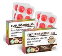 Pack 2 cajas de caramelos de broma en blister | FUTURO ABUELO | Regalo divertido con 24 caramelos sin azúcar | Regalo original y divertido para futuros abuelos, fiestas, ocasiones especiales…
