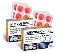 Pack 2 cajas de caramelos de Broma en blister | HUEVOSTIÓN | Regalo Divertido con 24 Caramelos sin azúcar | Regalo para Amigos, familia, cumpleaños, navidad, amigo invisible, reuniones, fiestas…