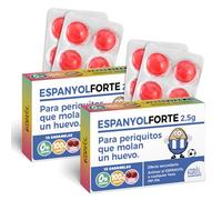 Pack 2 cajas de caramelos ESPANYOLFORTE | 24 caramelos sin azúcar sabor cereza | Regalo doble para pericos de verdad | Detalle original para fans del Espanyol que no fallan nunca