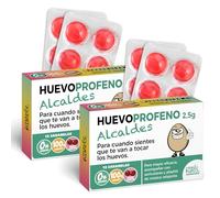 Pack 2 cajas de caramelos HUEVOPROFENO Alcaldes | 24 caramelos sin azúcar sabor cereza | Regalo doble divertido para alcaldes con paciencia y sentido del humor