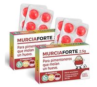 Pack 2 cajas de caramelos MURCIAFORTE | 24 caramelos sin azúcar sabor cereza | Regalo doble con alma pimentonera | Ideal para cumpleaños o fans del Real Murcia con mucha historia