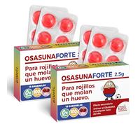 Pack 2 cajas de caramelos OSASUNAFORTE | 24 caramelos sin azúcar sabor cereza | Regalo doble original para rojillos valientes | Detalle navarro perfecto para animar a Osasuna a lo grande