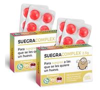 Pack 2 cajas de caramelos SUEGRACOMPLEX | 24 caramelos sin azúcar sabor cereza | Regalo atrevido y divertido para suegras | Ideal para cumpleaños, Navidad o bromas con amor