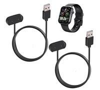 Pack 2 Cargadores 2 Pines Compatibles con Amazfit GTR 2 2e GTS 2 Mini GTS 4 Mini GTR Mini Bip 5 3 U Pro Active Edge Zepp E Z, Cable USB Magnético 2 Pines, Carga Rápida Segura para Smartwatch (60cm)
