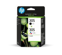 Pack 2 Cartuchos de Tinta Original HP 305 Negro + Tricolor